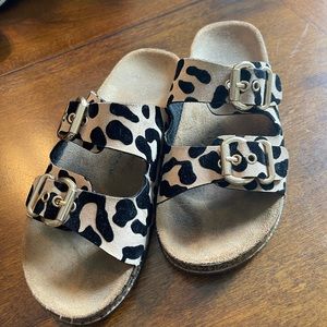 Cheetah sandals